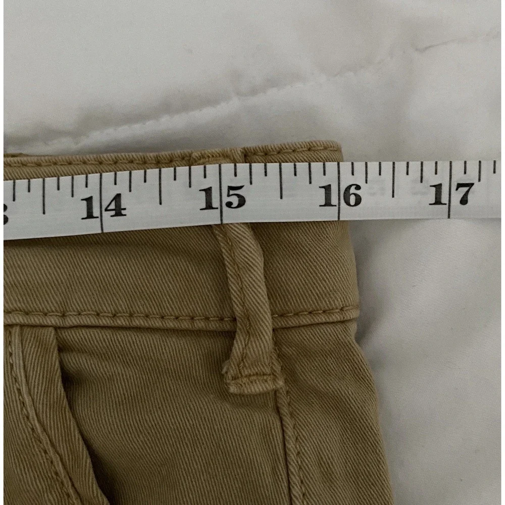 Marine Layer Men's 32 X 32 Slim Straight Twill‎ Chino Pants Khaki Rainbow Stitch